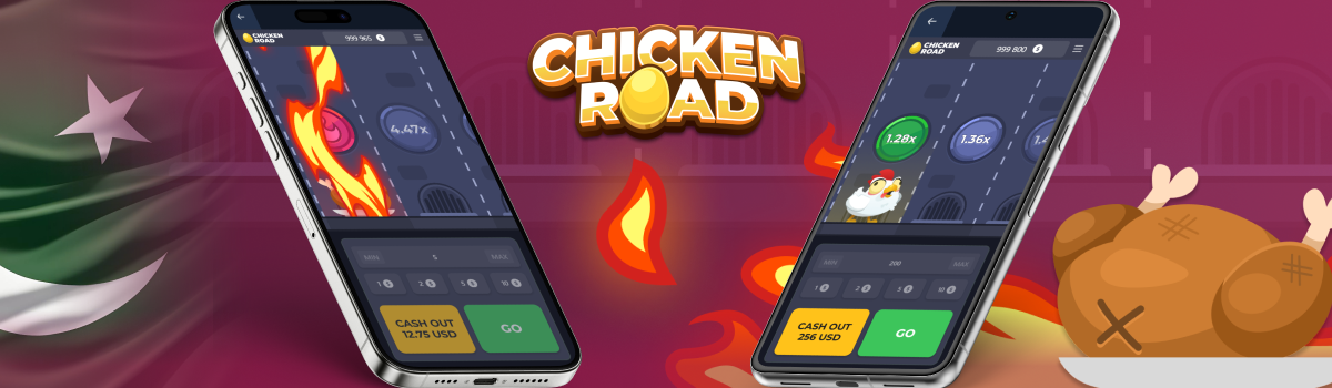 Gameplay of mobile game Chicken Road PK
